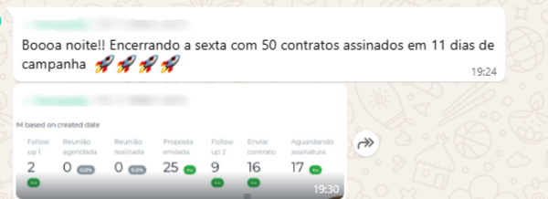 Feedback das campanhas de salário maternidade